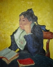 L'Arlesiana: ritratto di Madame Ginoux con libri